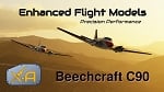Beechcraft C90B King Air - Enhanced Flight Model XP12/11